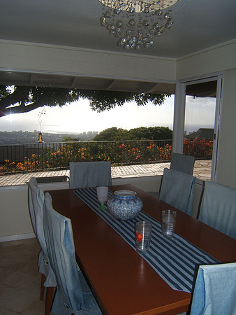 view of diamondhead from dining room