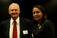 Don Mrozek (Hinshaw Chairman) and Delores Robinson (CCBA President)
