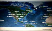 In transit, near Greenland